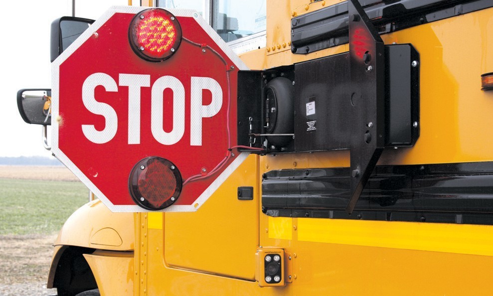 School Bus Stop Sign