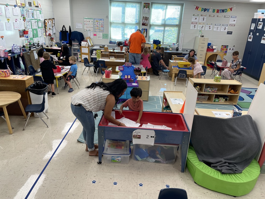 preschool families enjoy collaborative experiences