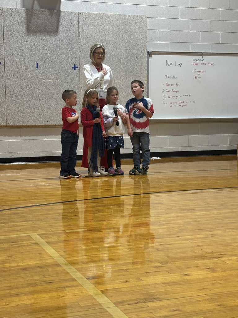 K students led the pledge