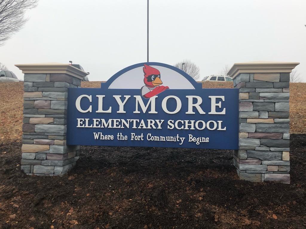 Clymore Elementary School Sign