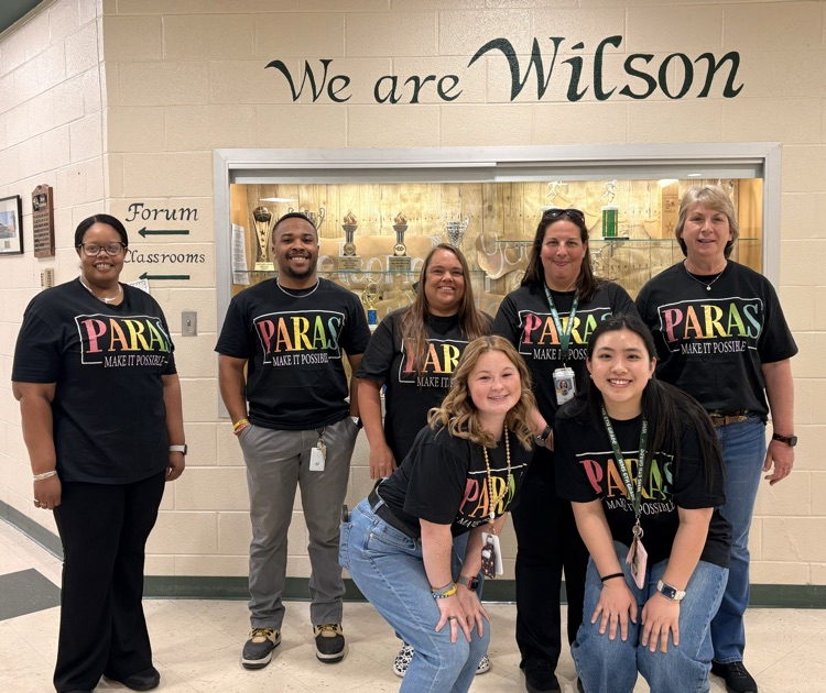 Group picture of seven paraprofessionals