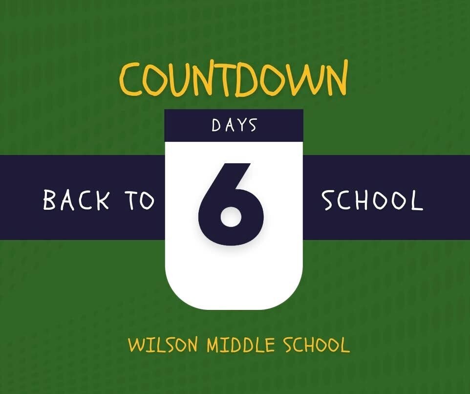 Countdown to School - 6 Days