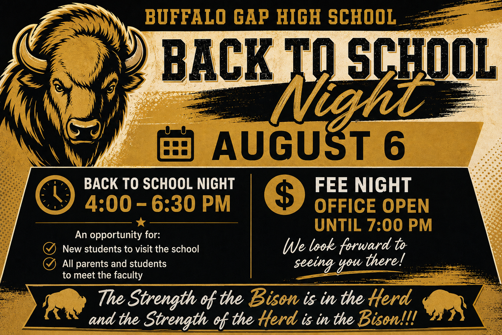 Back to school night August 6, 4:30 PM - 6:00 PM. The office will be open until 7 for fee collection.