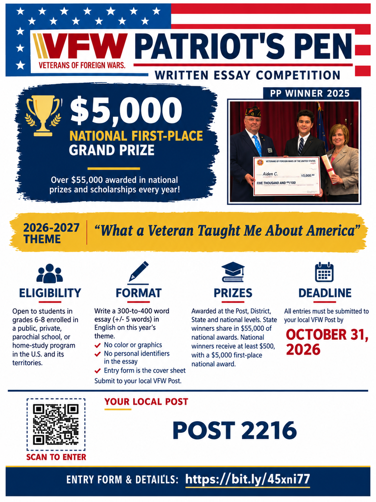 VFW Written Essay Competition