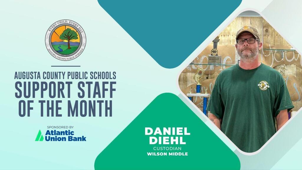 Support Staff of the Month Danny Diehl