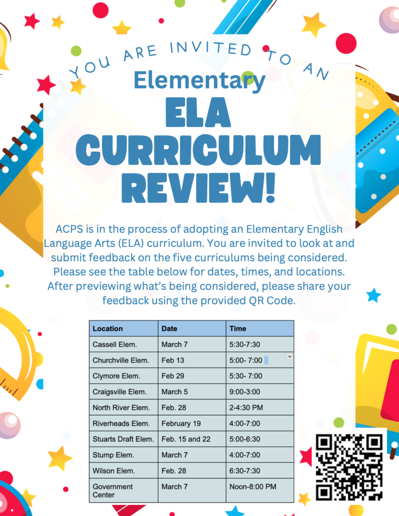ELA Curriculum Review