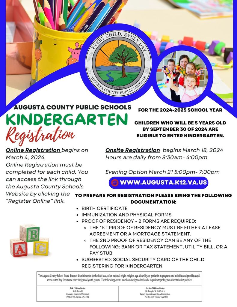 Kindergarten Registration