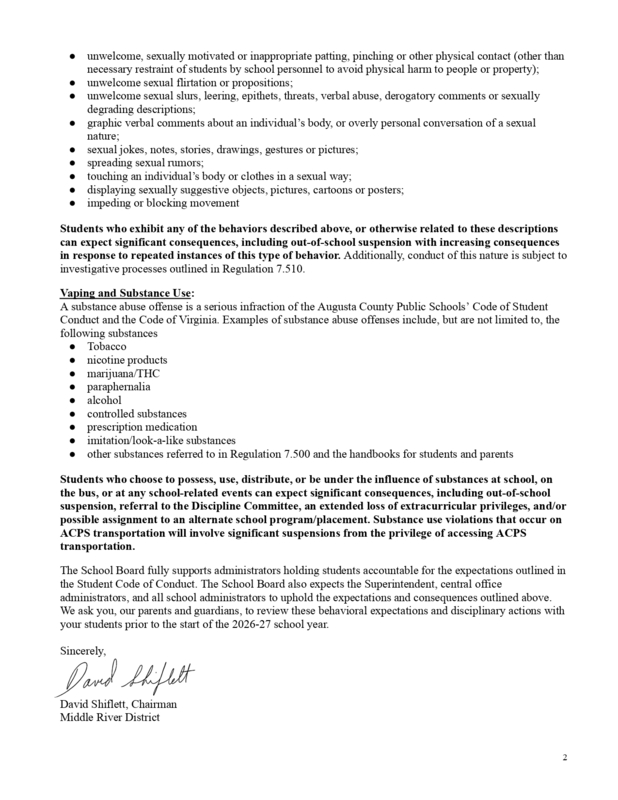 Student Conduct 2