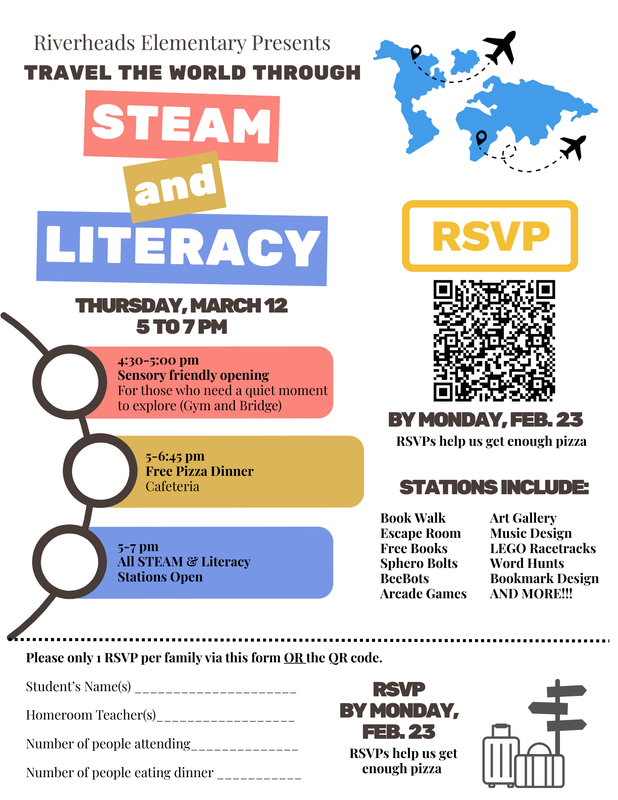 STEAM & Literacy Night Flyer