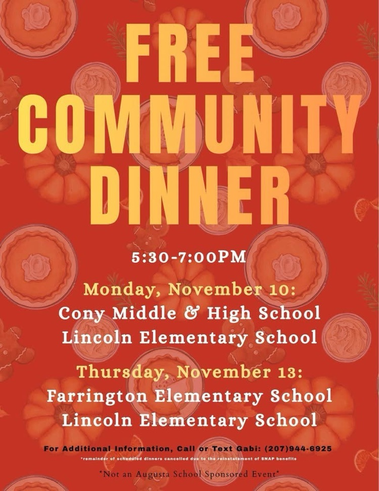 free community dinner