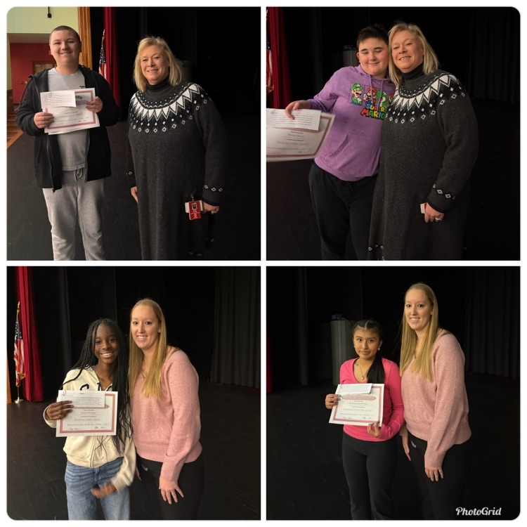 Middle School Quarter 1 8th grade recognition assembly