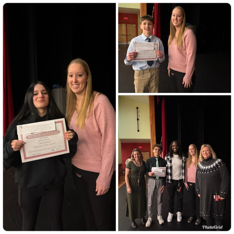 Middle School Quarter 1 8th grade recognition assembly