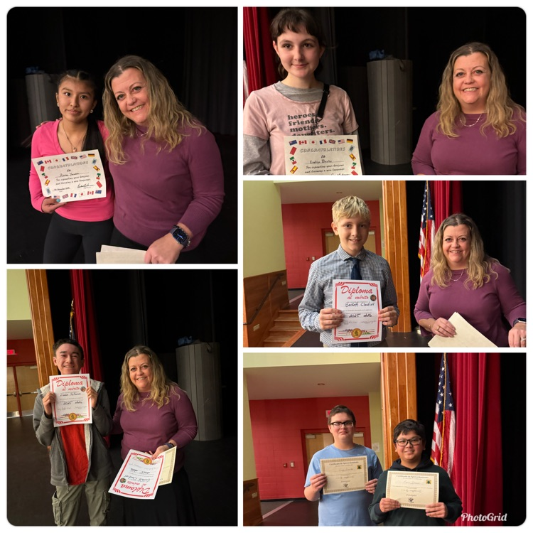 Middle School Quarter 1 8th grade recognition assembly