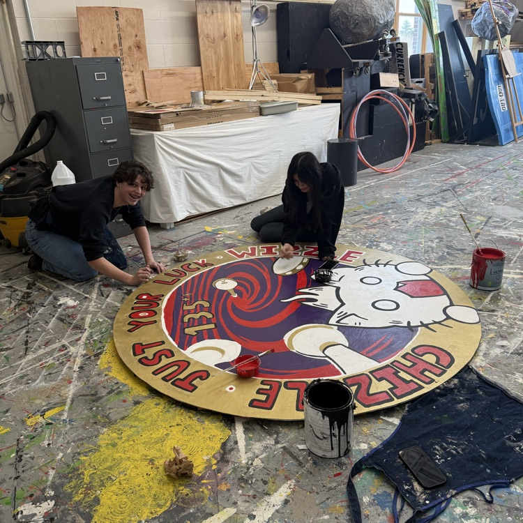 painting the Chizzle Wizzle pin