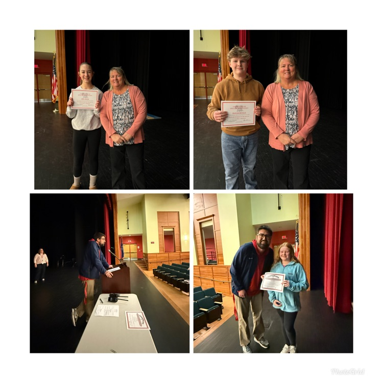 7th grade Recognition assembly