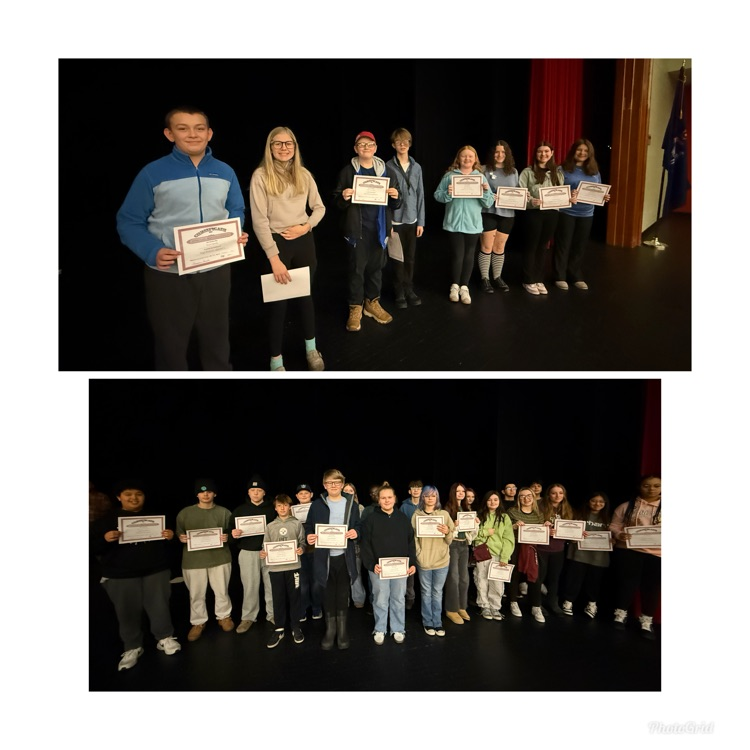 7th grade Recognition assembly