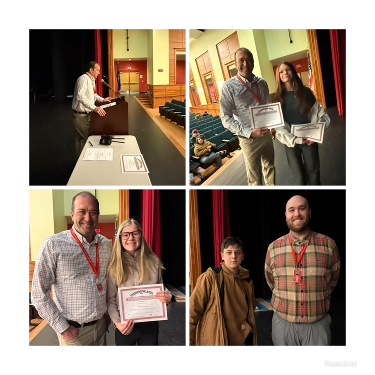 7th grade Recognition assembly