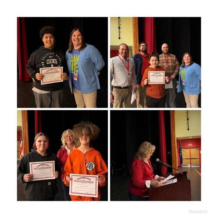 7th grade Recognition assembly