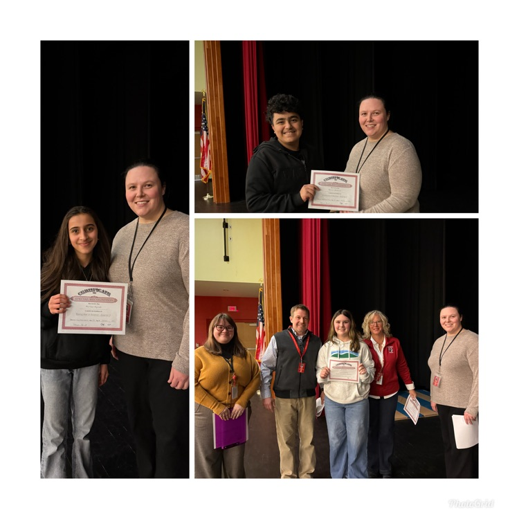 7th grade Recognition assembly