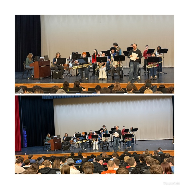 Jazz band concert on Thursday