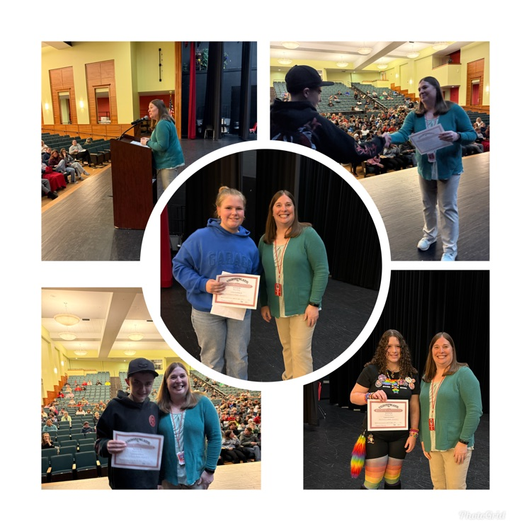 Middle School Recognition Assembly 