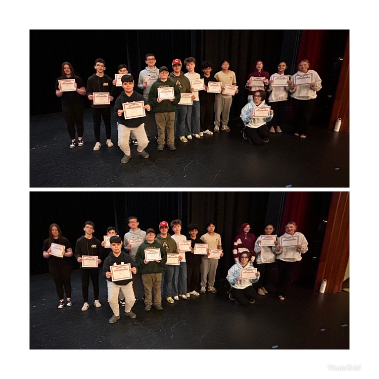 Middle School Recognition Assembly 