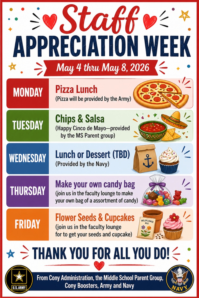 teacher and staff appreciation week