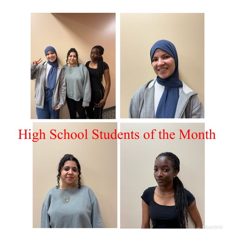 April Students of the Month