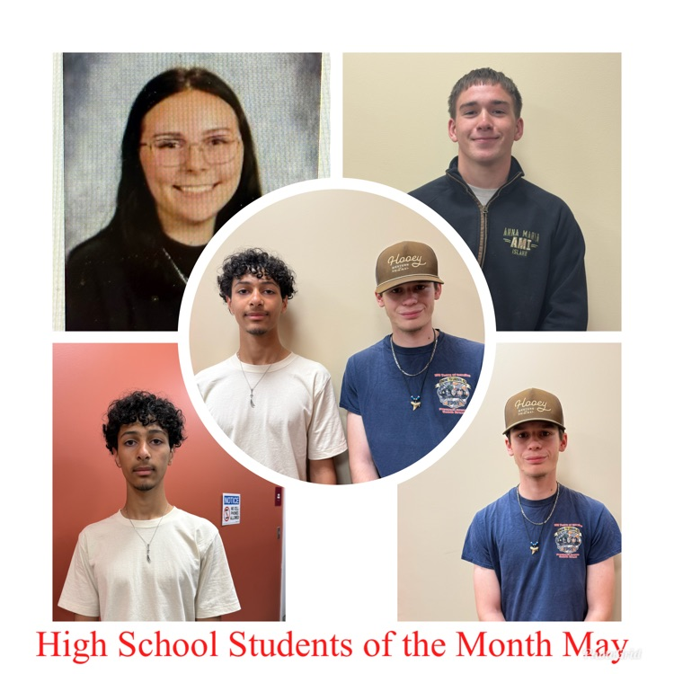 high school students of the month May 2026