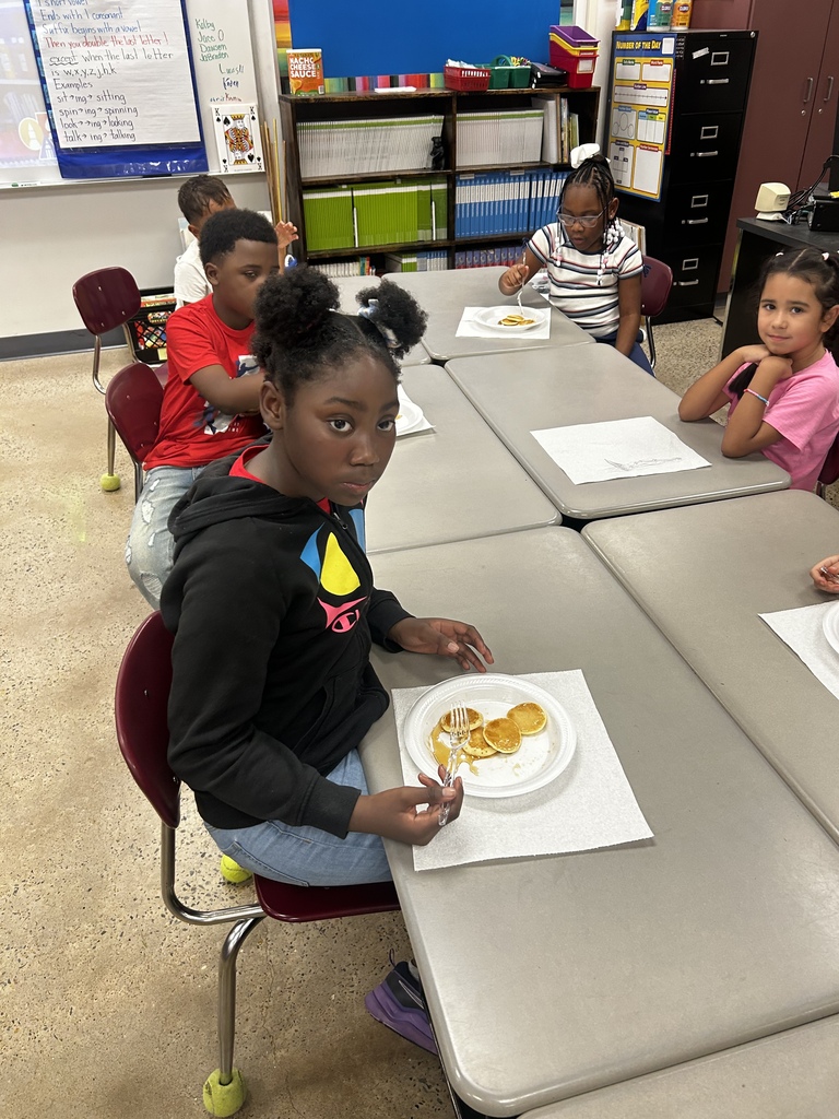 Student reading and doing activity