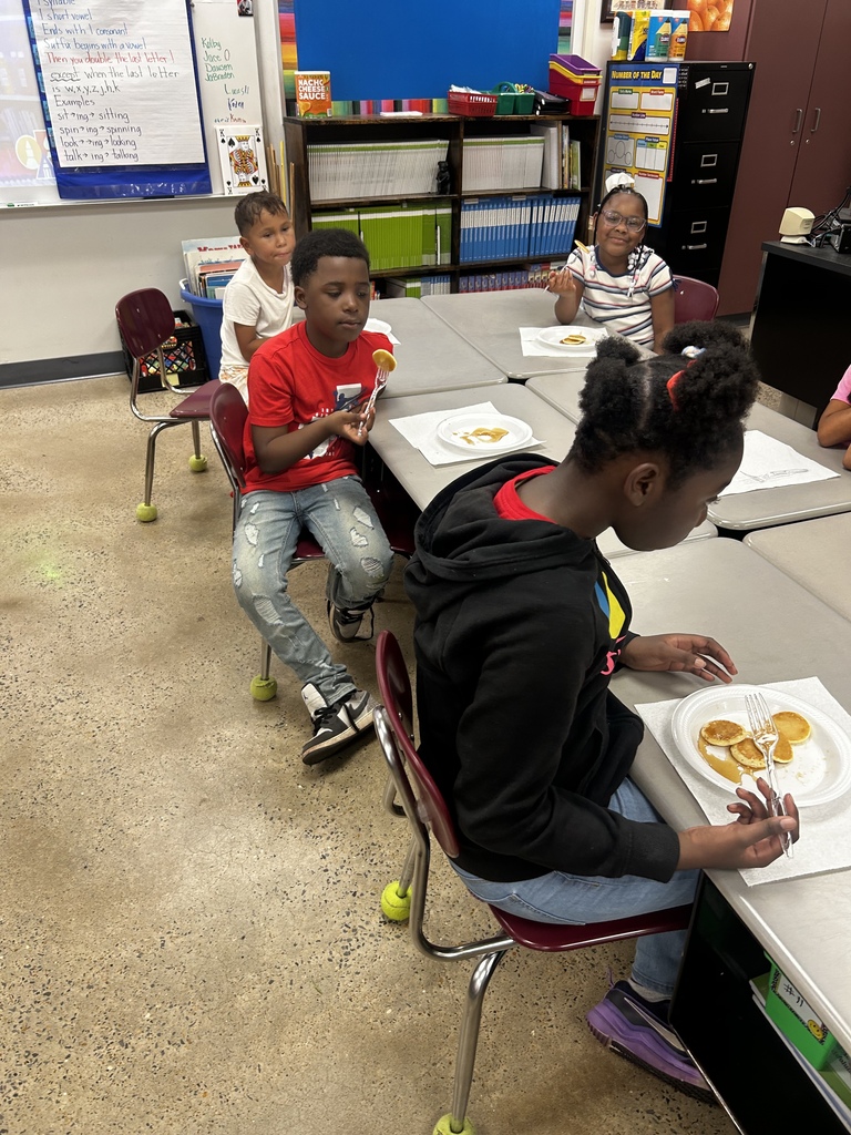 Student reading and doing activity