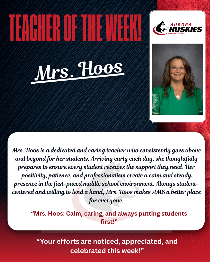 Teacher of the Week