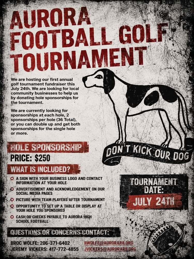 Aurora Football Golf Tournament