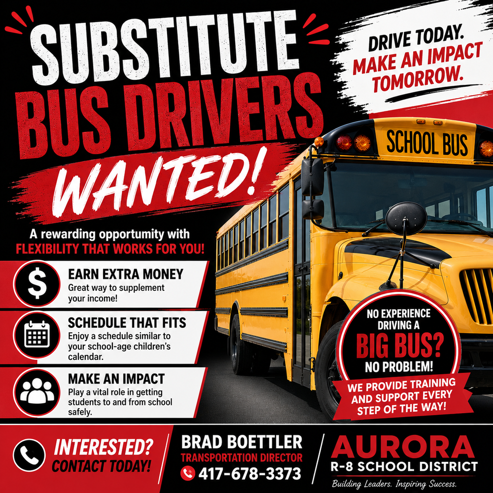 Substitute bus drivers