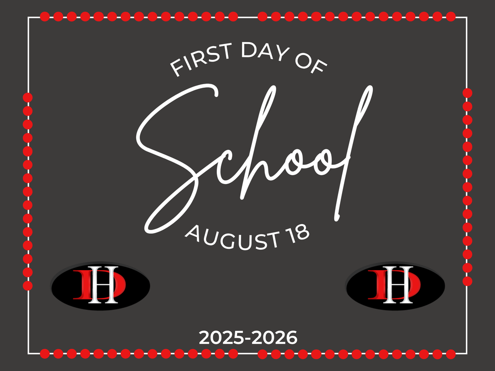 First Day of School is August 18th