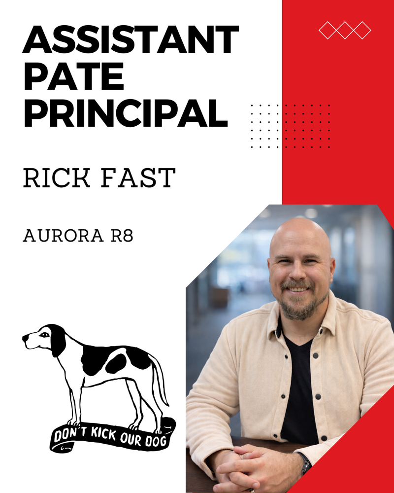 Assistant Pate Principal Rick Fast Aurora R8 