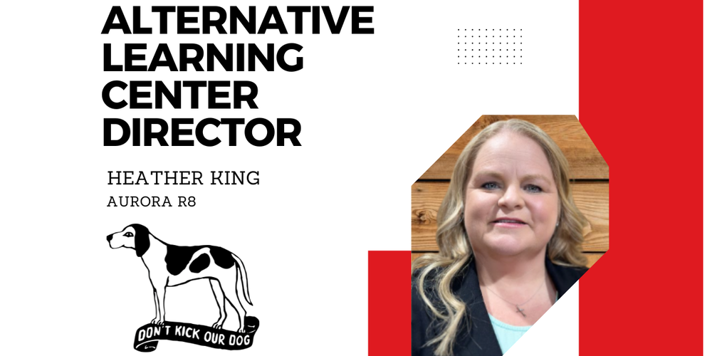 Aurora R8 is proud to announce Heather King as the new Director of the Alternative Learning Center. King brings more than 21 years of experience in education and has served in a variety of leadership and student support roles throughout her career. Most recently, she served as an RMS Assistant Principal Intern and Summer School Intern Principal while also leading schoolwide leadership initiatives as Lighthouse Coordinator. “I am incredibly honored and excited to join the Aurora Houn’ Dawg family as the Alternative Learning Center Director,” King said. “I look forward to partnering with students, families, staff, and the community to create meaningful opportunities for growth, success, and achievement for every student.” Superintendent Dr. Ben Yocom expressed his excitement about King's addition to the district leadership team. “Mrs. Heather King will be an outstanding addition to the Alternative School; she will be able to continue the tremendous work done by Mr. Chappell over the past two years,” Yocom said. “Her understanding of leadership and the Alternative School approach will serve her and the district well. We are fortunate to have her in Houn’ Dawg NATION!” King lives in Boaz, Missouri, with her husband, Jaredd, and their three daughters.