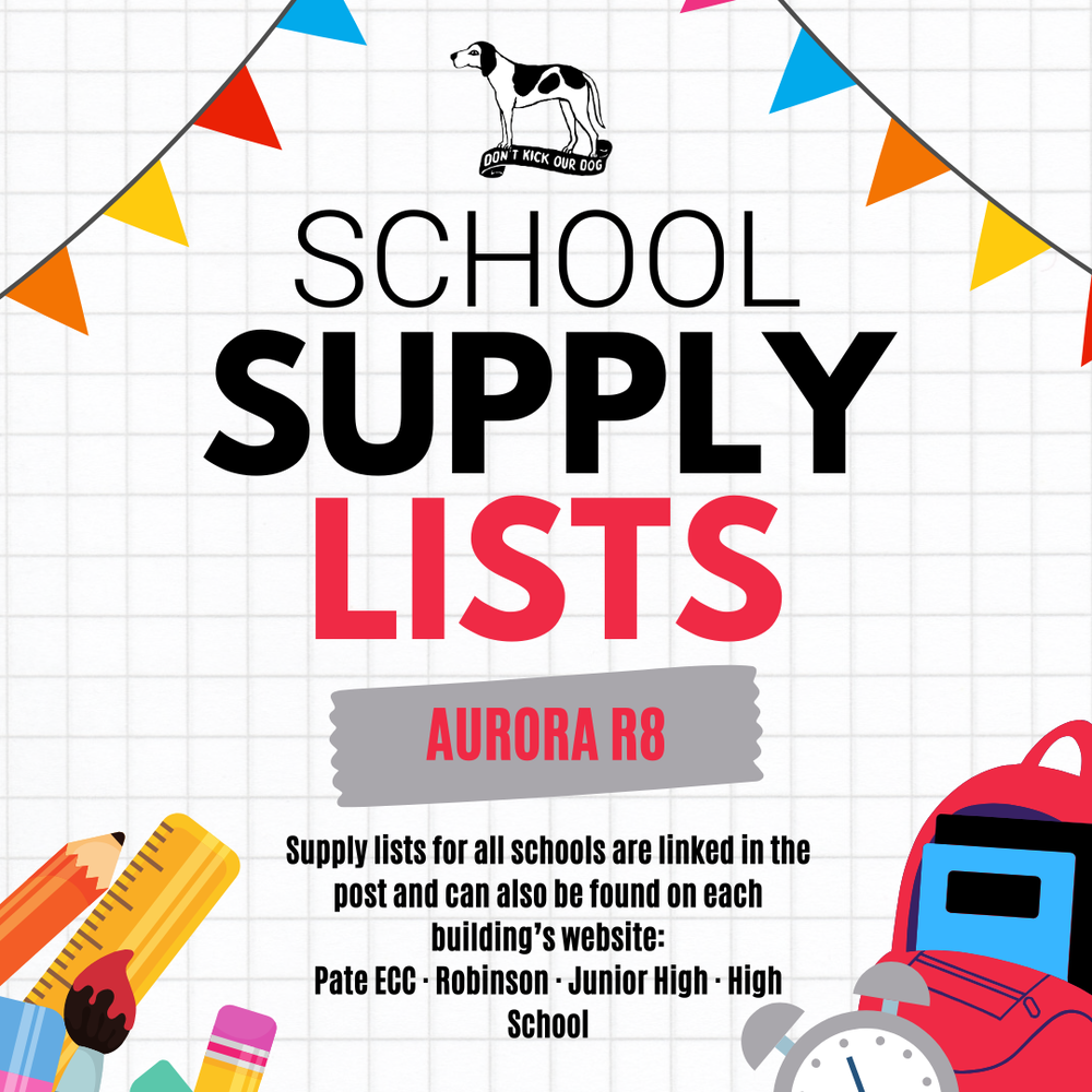 26-27 School Supply lists