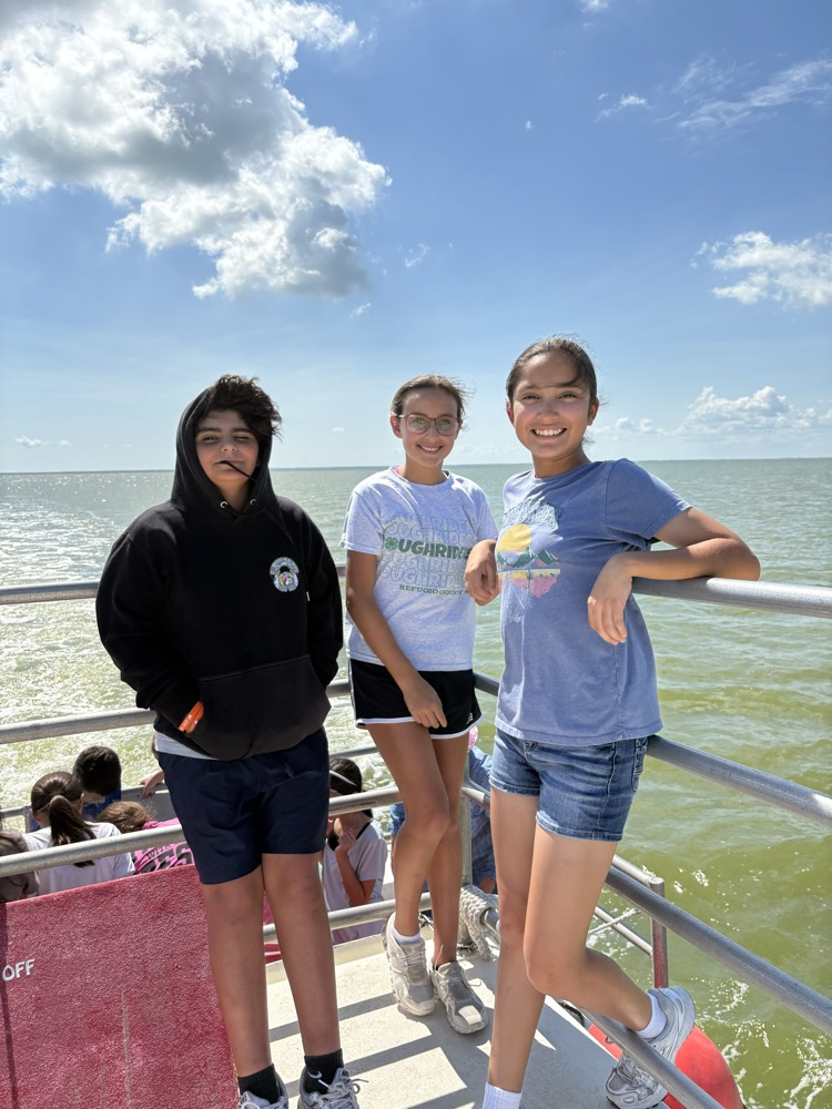 Enjoying the top deck!