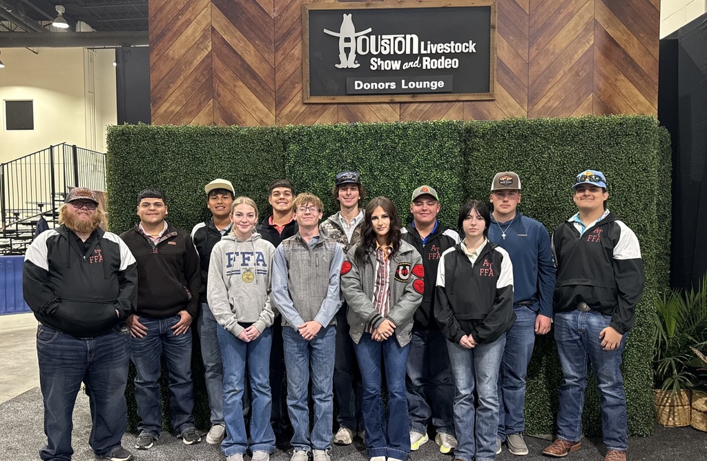 Over the past two weeks, the FFA Livestock Judging Team competed in contests held in Matagorda County and at the Houston Livestock Show. The team delivered strong performances at both events, highlighted by a 9th-place finish in Matagorda County.