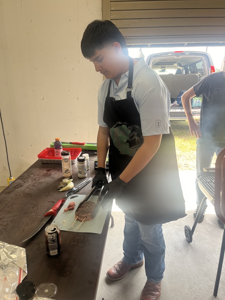 The FFA BBQ team competed yesterday in Refugio at the “Where’s The Beef” county cookoff. The teams competed well earning 1st place  steak, 3rd place grilled cheese, and 2nd overall!