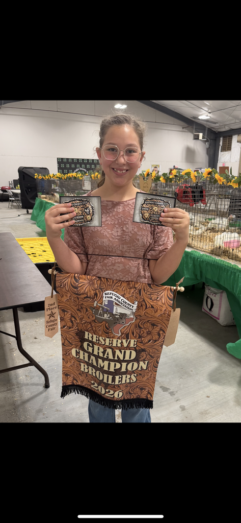 Congratulations to all of our students on their outstanding success at last week’s Refugio County Fair!