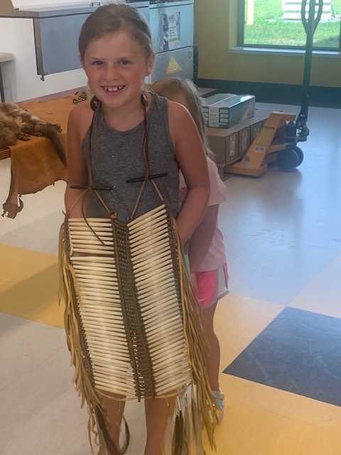 Student with artifact
