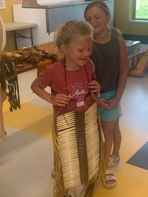 Female  student with artifact