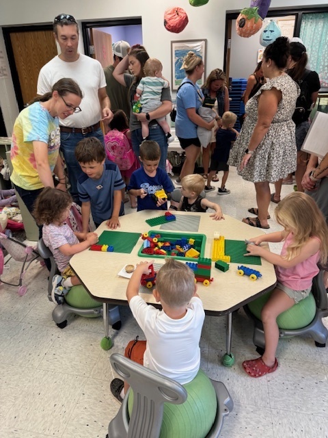 room filled with parents and students
