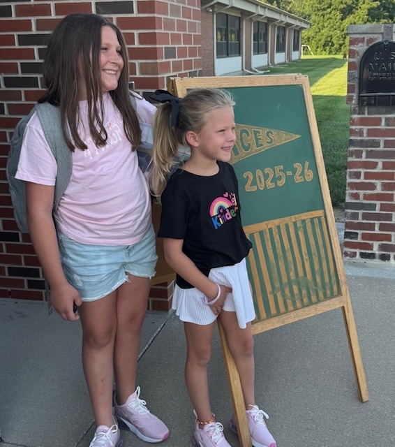 girls posting for photo