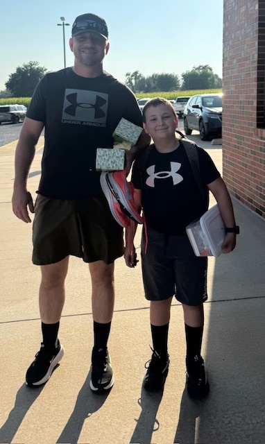 dad and son