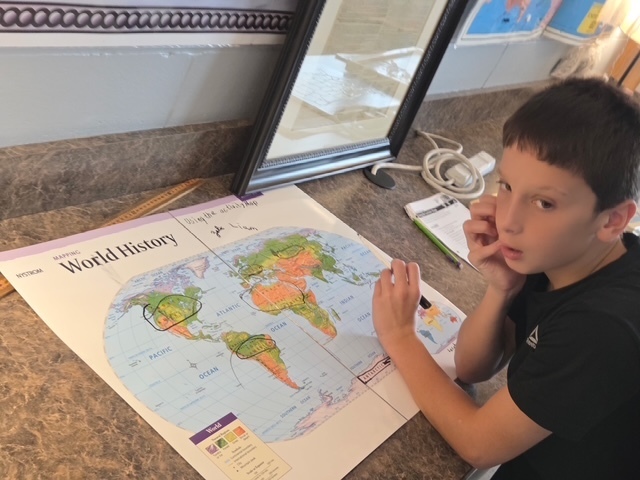kids and maps