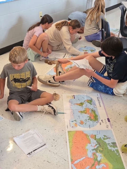 kids and maps