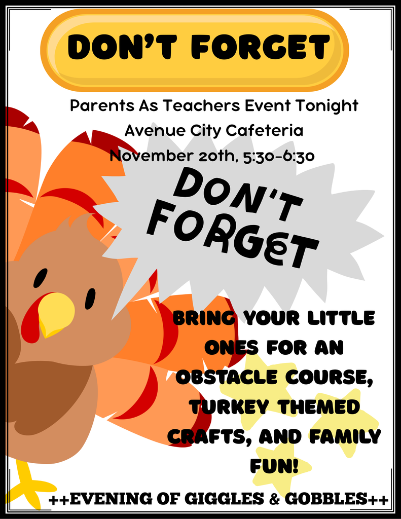 Parents As Teachers Event Reminder